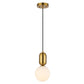 AMAGIRI, GLASS / IRON PENDANT - SET OF 3