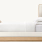 CAMA DE ABRIGO DE TELA LIGNÉ CON PIE DE CAMA