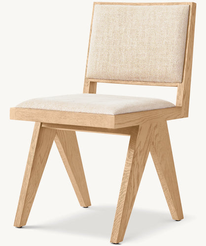 JAKOB FRAMED FABRIC DINING SIDE CHAIR