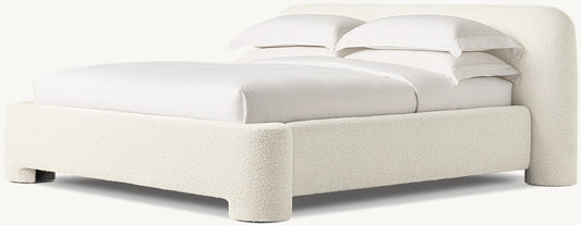 LILA FABRIC PANEL BED