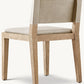 Saddle Fabric Dining Side Chair