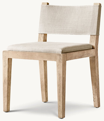 Saddle Fabric Dining Side Chair