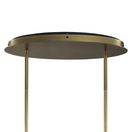 MEANDERING, 14 LT PENDANT - BRASS