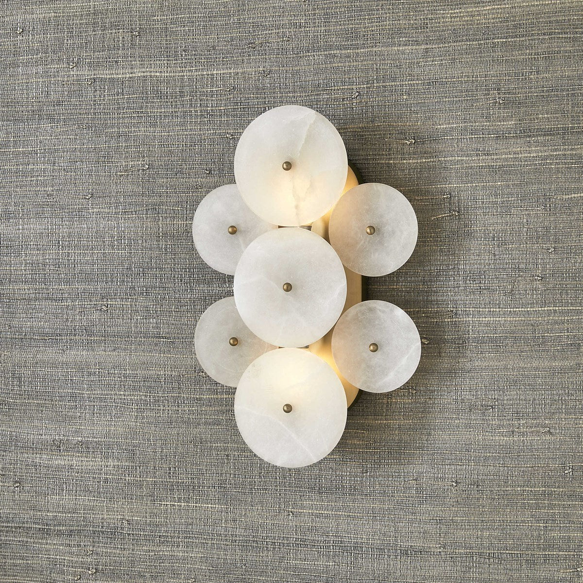 RESPLANDOR DE ALABASTRO, CANDELABRO DE 2 LT