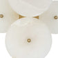RESPLANDOR DE ALABASTRO, CANDELABRO DE 2 LT