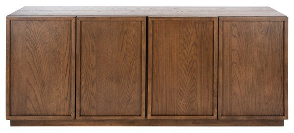 Zeus 4 Door Wood Media Stand