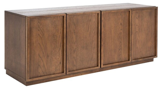 Zeus 4 Door Wood Media Stand