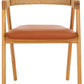 Eamon Leather And Cane Dining Chair
