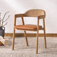 Eamon Leather And Cane Dining Chair