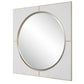 CYPRUS SQUARE MIRROR, WHITE
