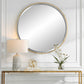 CANILLO ROUND MIRROR, GOLD