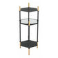 William Side Table Gold & Black