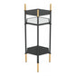 William Side Table Gold & Black