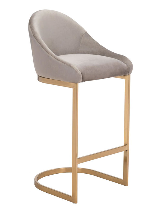 Silla de bar Scott Gris