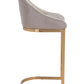 Silla de bar Scott Gris