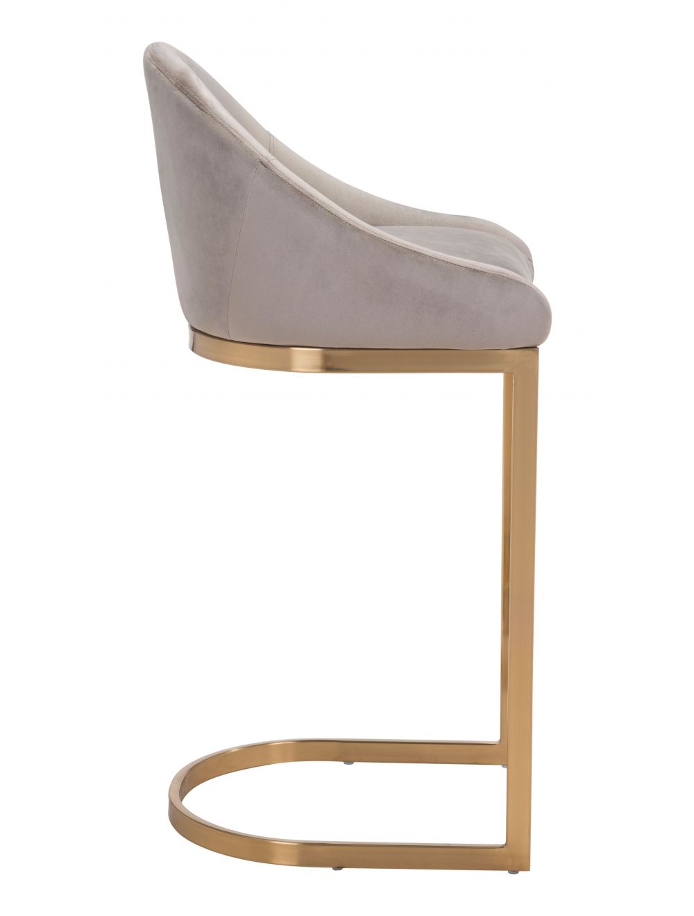 Silla de bar Scott Gris