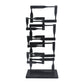 Metal, 22"h Stacking Squares, Black