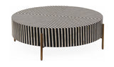 Chameau Small Coffee Table Black and White