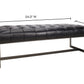 WYATT LEATHER BENCH