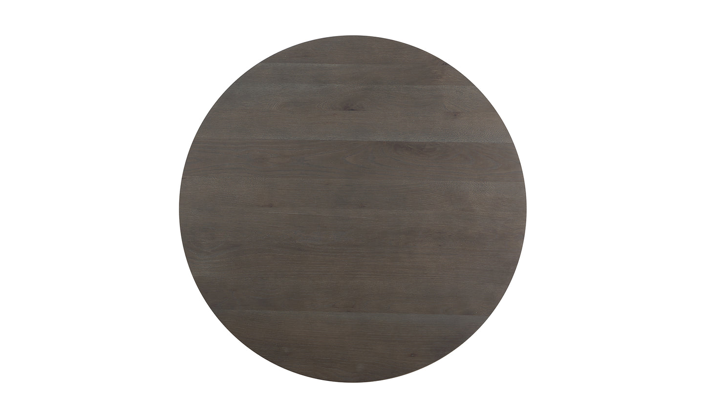 Folke Round Coffee Table Dark Brown