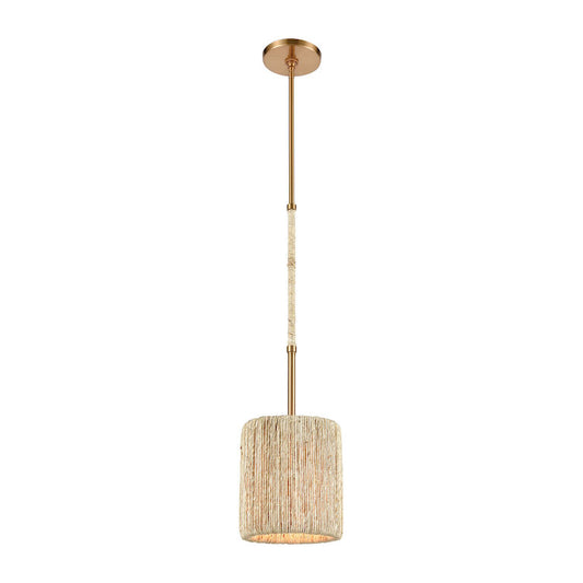 Lámpara Mini Colgante Abaca