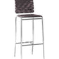 Silla de bar Criss Cross Espresso