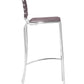 Silla de bar Criss Cross Espresso
