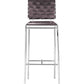 Silla de bar Criss Cross Espresso
