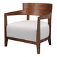 SILLA CON BRAZOS VOLTA CREMA BLANCO