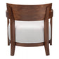 SILLA CON BRAZOS VOLTA CREMA BLANCO