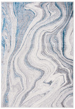 Cargar imagen en el visor de la galería, Tapete Amelia Collection Desing: ALA211F Gris/Azul
