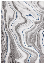 Cargar imagen en el visor de la galería, Tapete Craft Collection Design: CFT819N Gris/Azul
