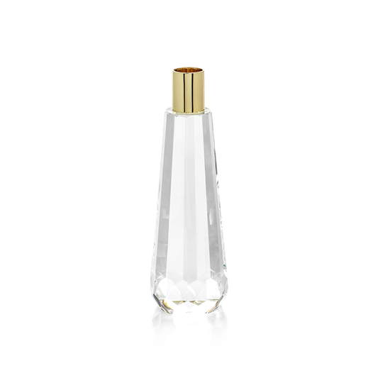 Florence Crystal Candle Holder - Faceted
