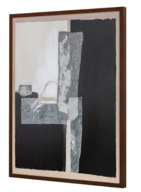 COMPOSITION FRAMED PAINTING