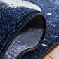 Tapete Carousel Kids Collection Design: Gris/Azul claro CRK122M