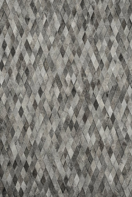 Tapete Cow Hide Rug Diamond Grey