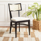 Silla de comedor de mimbre Galway