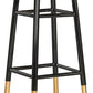 Emery Dipped Gold Leaf Bar Stool