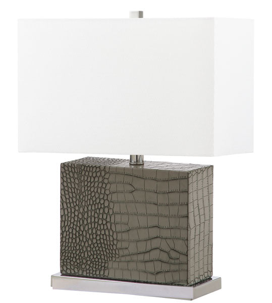 Lámpara Delia Faux Alligator