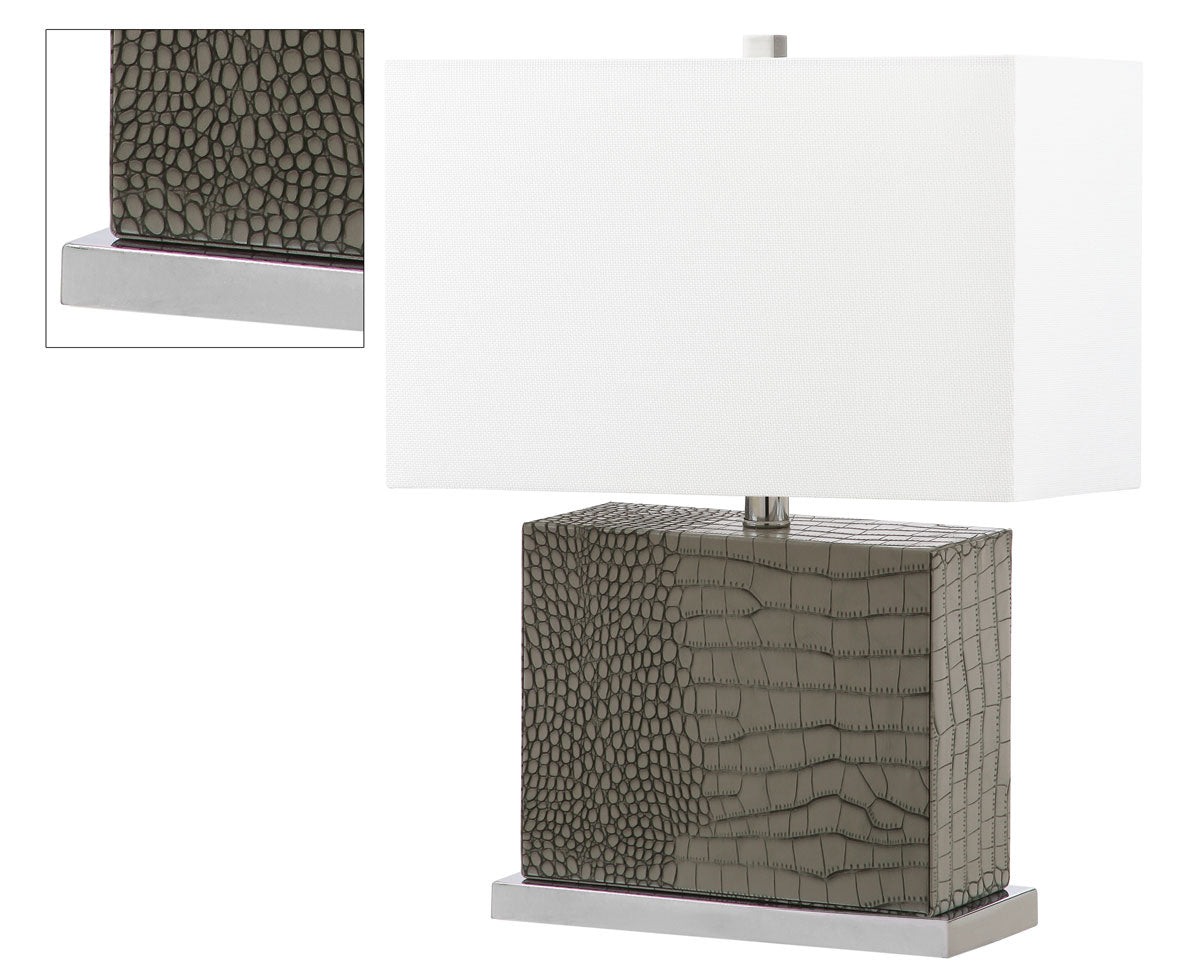 Lámpara Delia Faux Alligator