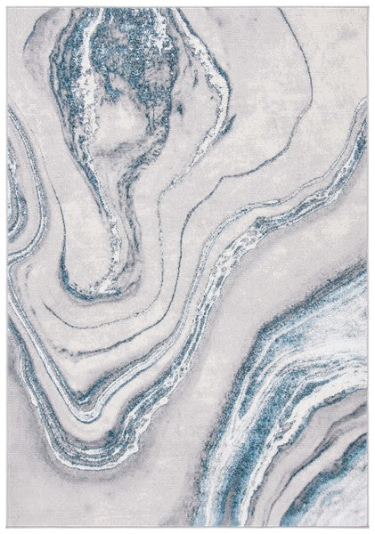 Tapete Orchard Gris/Azul