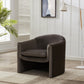 Silla decorativa de terciopelo Laylette