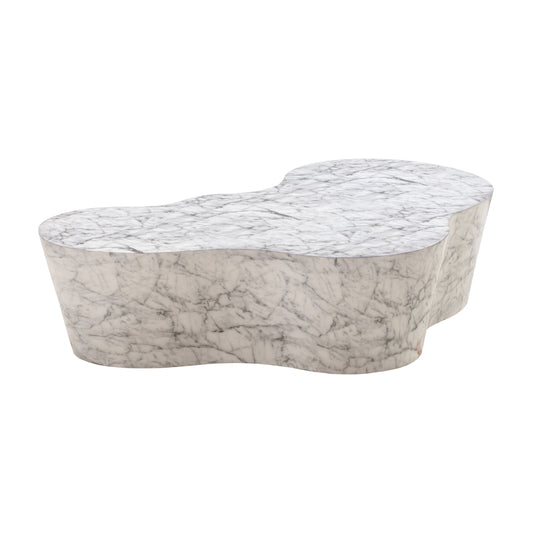 MESA DE CENTRO DE MÁRMOL DE LOSA