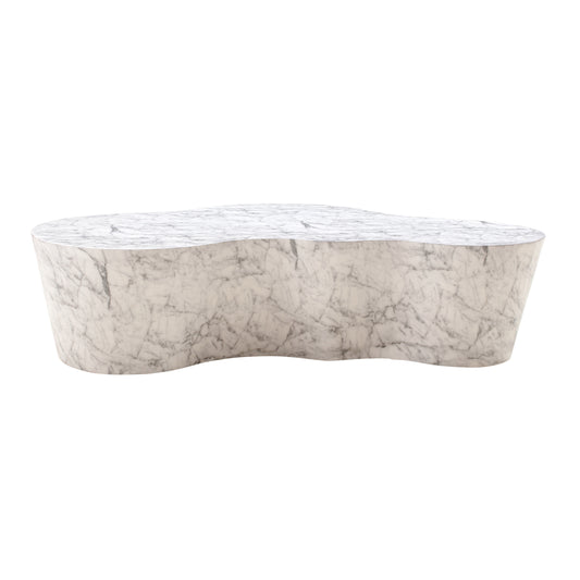 MESA DE CENTRO DE MÁRMOL DE LOSA