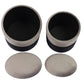 OTTOMANS ALMACENAJE GRIS GIGI - Set  2