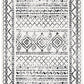Tapete Tulum Marfil/Negro Design: TUL268D