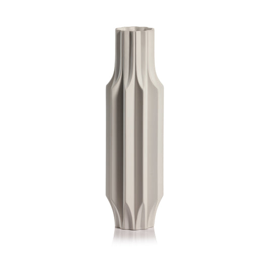 Izu Tall Ceramic Vase - White