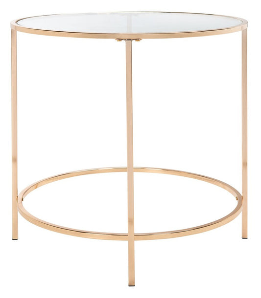 Kolby Round  Glass Side Table