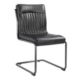 Ansel Dining Chair Grazed Brown Leather
