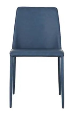 Nora Dining Chair Black Vegan Leather - Set Of Two